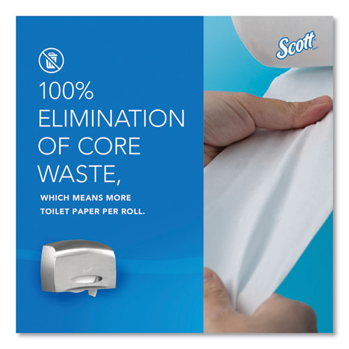 Image of Scott® Pro Coreless Jumbo Roll Tissue Dispenser, EZ Load, 14.38 x 6 x 9.75, Stainless Steel