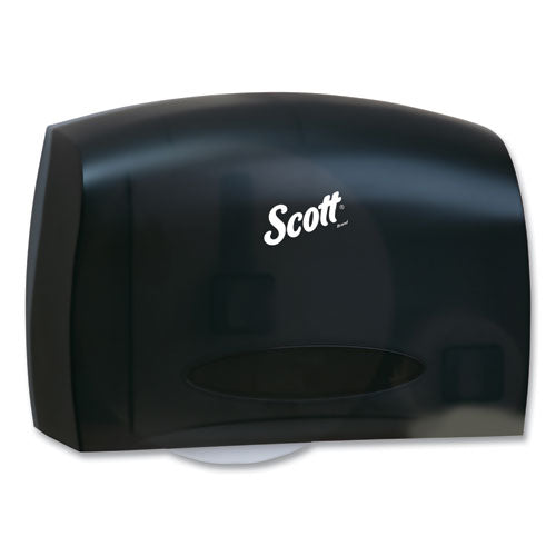 Image of Scott® Essential Coreless Jumbo Roll Tissue Dispenser for Business, 14.25 x 6 x 9.75, Black