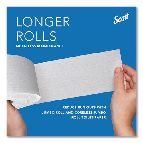 Image of Scott® Essential Coreless Jumbo Roll Tissue Dispenser, 14.25 x 6 x 9.75, White