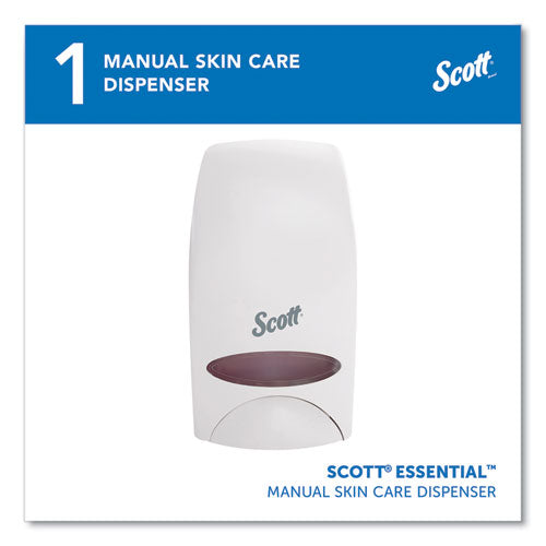 Image of Scott® Essential Manual Skin Care Dispenser, 1,000 Ml, 5 X 5.25 X 8.38, White