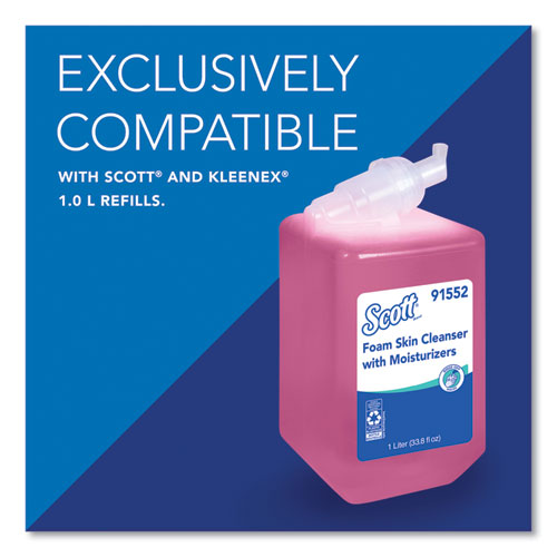 Image of Scott® Essential Manual Skin Care Dispenser, 1,000 Ml, 5 X 5.25 X 8.38, White
