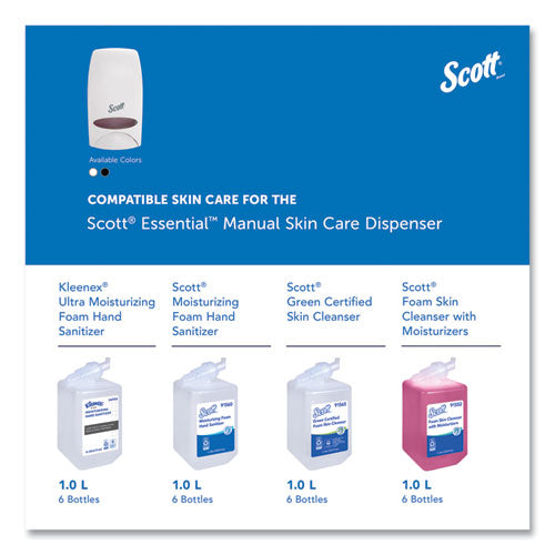 Image of Scott® Essential Manual Skin Care Dispenser, 1,000 Ml, 5 X 5.25 X 8.38, White