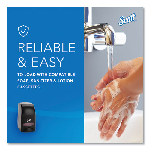 Image of Scott® Essential Manual Skin Care Dispenser, For Traditional Business, 1,000 Ml, 5 X 5.25 X 8.38, Black
