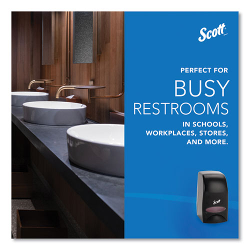 Image of Scott® Essential Manual Skin Care Dispenser, For Traditional Business, 1,000 Ml, 5 X 5.25 X 8.38, Black