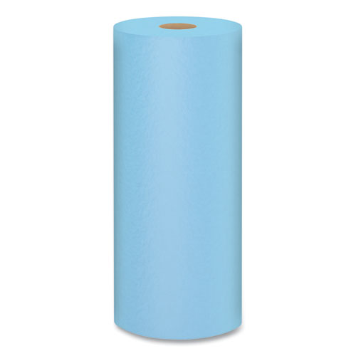 Image of Scott® Shop Towels, Standard Roll, 1-Ply, 9.4 x 11, Blue, 55/Roll, 30 Rolls/Carton