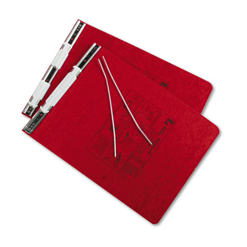 Image of ACCO Presstex Covers With Storage Hooks, 2 Posts, 6" Capacity, 9.5 X 11, Executive Red
