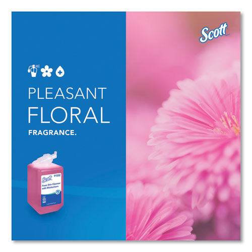 Image of Scott® Pro Foam Skin Cleanser with Moisturizers Refill, Light Floral, 1,000 mL, 6/Carton