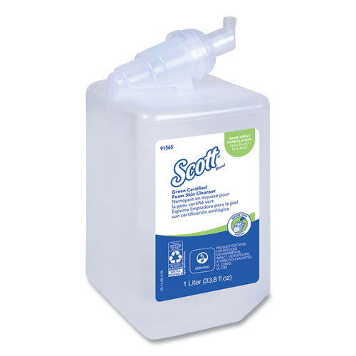 Image of Scott® Essential Green Certified Foam Skin Cleanser Refill, Unscented, 1,000 mL