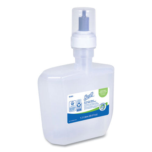 Image of Scott® Essential Green Certified Foam Skin Cleanser Refill, Unscented, 1,200 mL, 2/Carton