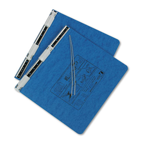 Image of ACCO Presstex Covers With Storage Hooks, 2 Posts, 6" Capacity, 11 X 8.5, Light Blue