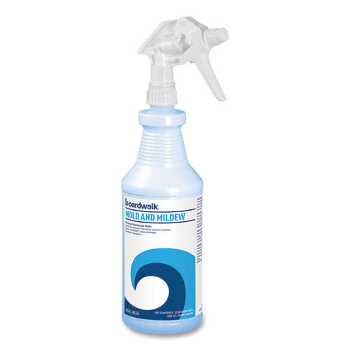 Image of Boardwalk® Mold and Mildew Remover with Bleach, Ready to Use, Floral Scent, 32 oz Bottle, 12/Carton