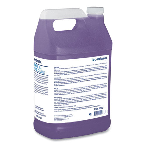 Image of Boardwalk® All Purpose Cleaner, Lavender Scent, 1 gal Bottle, 4/Carton