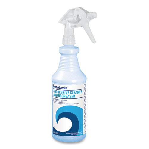 Image of Boardwalk® Aggressive Cleaner and Degreaser, Lemon Scent, 32 oz Bottle, 12/Carton