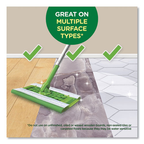 Image of Swiffer® Wet Refill Cloths, 8 x 10, Fresh Scent, White, 12/Box, 6 Boxes/Carton