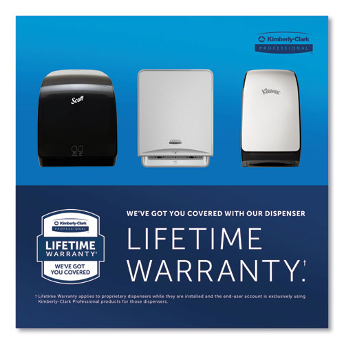 Image of Scott® Essential Electronic Hard Roll Towel Dispenser, 12.7 X 9.57 X 15.76, White
