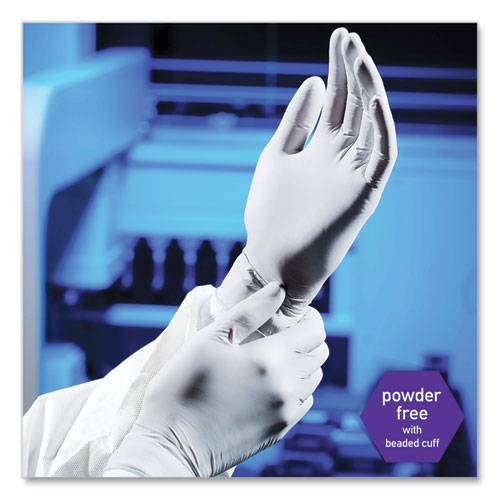 Image of Kimtech Sterling Nitrile Exam Gloves, Powder-Free, Gray, 242 Mm Length, Small, 200/box