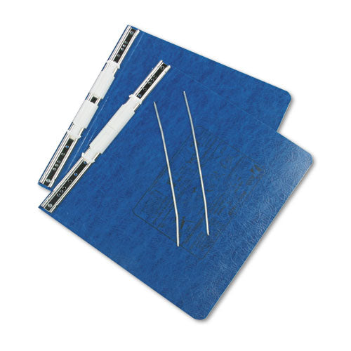 Image of ACCO Presstex Covers With Storage Hooks, 2 Posts, 6" Capacity, 11 X 8.5, Dark Blue