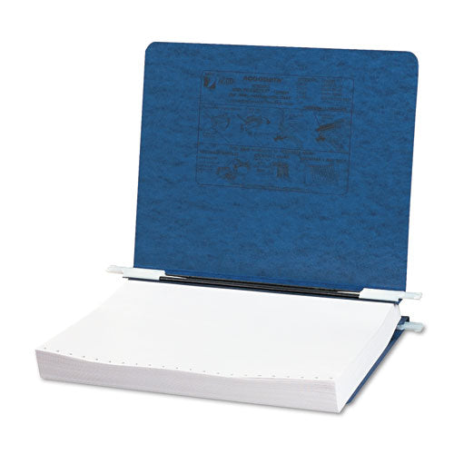 Image of ACCO Presstex Covers With Storage Hooks, 2 Posts, 6" Capacity, 11 X 8.5, Dark Blue