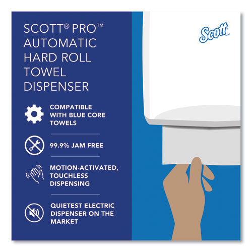 Image of Scott® Pro Electronic Hard Roll Towel Dispenser, 12.66 X 9.18 X 16.44, Smoke