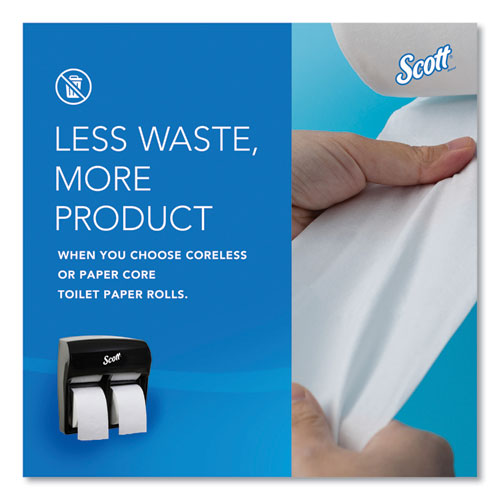 Image of Scott® Pro High Capacity Coreless SRB Tissue Dispenser, 11.25 x 6.31 x 12.75, Black