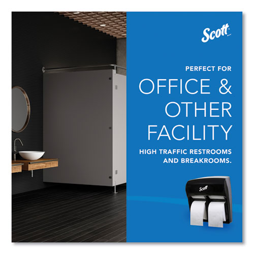 Image of Scott® Pro High Capacity Coreless SRB Tissue Dispenser, 11.25 x 6.31 x 12.75, Black