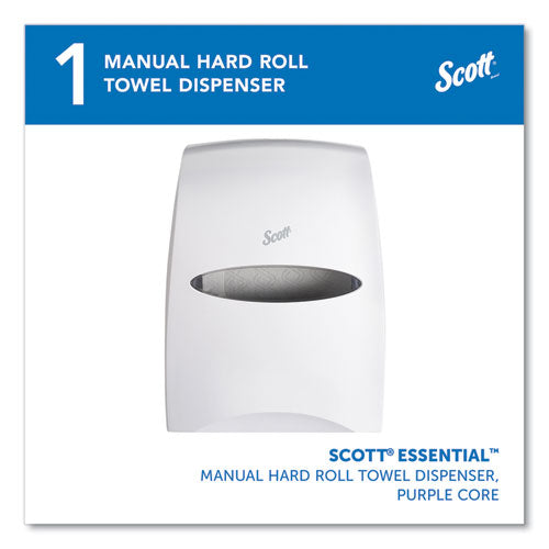 Image of Scott® Essential Manual Hard Roll Towel Dispenser, 13.06 X 11 X 16.94, White