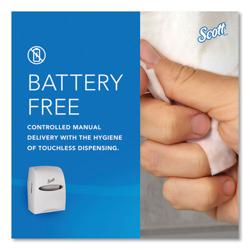 Image of Scott® Essential Manual Hard Roll Towel Dispenser, 13.06 X 11 X 16.94, White