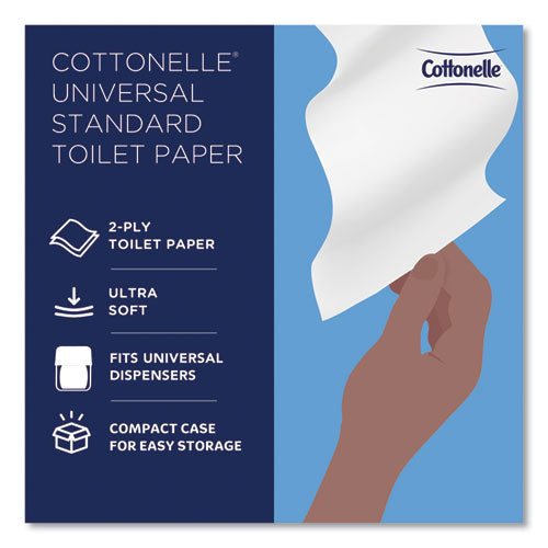 Image of Cottonelle® 2-Ply Bathroom Tissue, Septic Safe, White, 451 Sheets/Roll, 20 Rolls/Carton