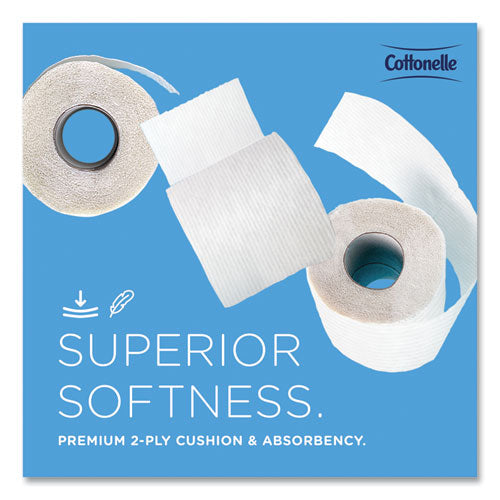 Image of Cottonelle® 2-Ply Bathroom Tissue for Business, Septic Safe, White, 451 Sheets/Roll, 60 Rolls/Carton