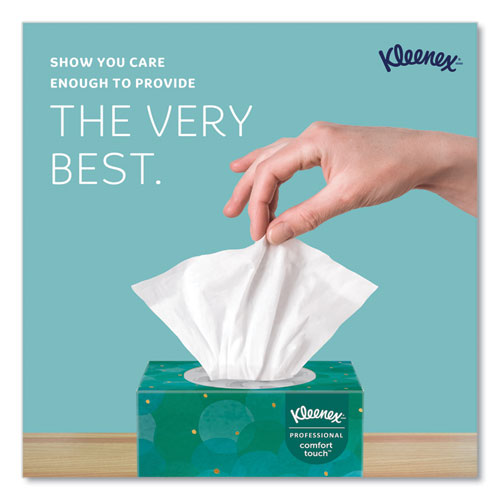 Image of Kleenex® Boutique White Facial Tissue for Business, Pop-Up Box, 2-Ply, 90 Sheets/Box, 36 Boxes/Carton