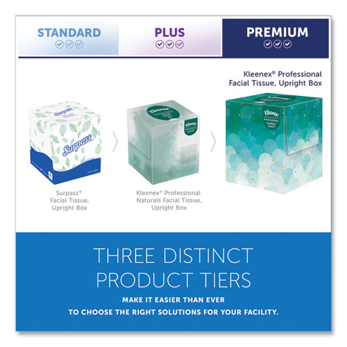 Image of Kleenex® Boutique White Facial Tissue for Business, Pop-Up Box, 2-Ply, 90 Sheets/Box, 36 Boxes/Carton