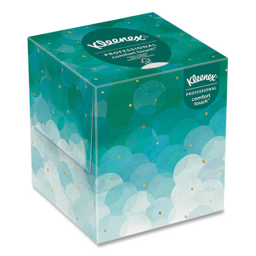 Image of Kleenex® Boutique White Facial Tissue for Business, Pop-Up Box, 2-Ply, 95 Sheets/Box, 6 Boxes/Pack