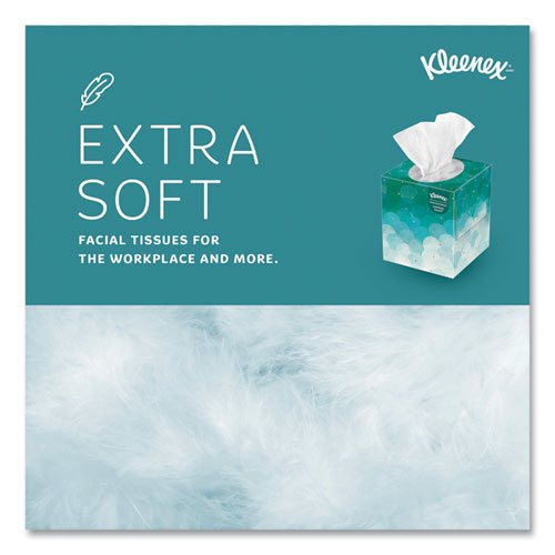 Image of Kleenex® Boutique White Facial Tissue for Business, Pop-Up Box, 2-Ply, 95 Sheets/Box, 6 Boxes/Pack