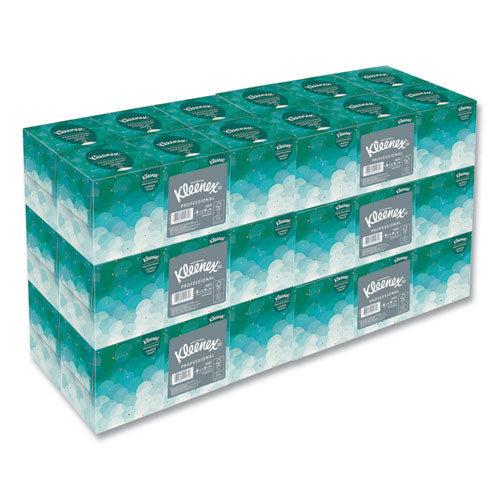 Image of Kleenex® Boutique White Facial Tissue for Business, Pop-Up Box, 2-Ply, 95 Sheets/Box, 6 Boxes/Pack, 6 Packs/Carton