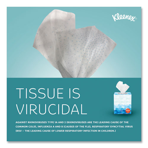 Image of Kleenex® Boutique Anti-Viral Tissue, 3-Ply, White, Pop-Up Box, 60/box, 3 Boxes/pack
