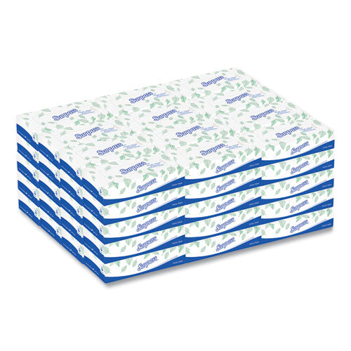 Image of Surpass® Facial Tissue for Business, 2-Ply, White,125 Sheets/Box, 60 Boxes/Carton