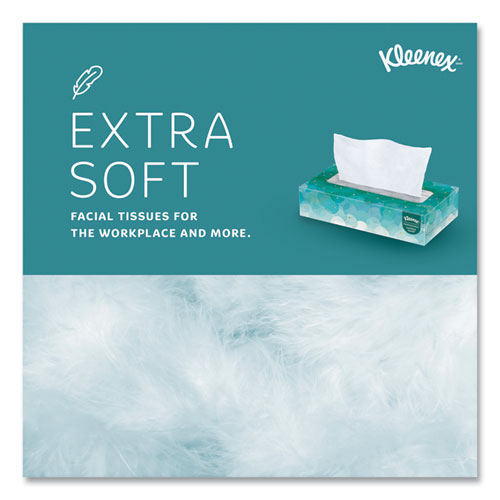 Image of Kleenex® White Facial Tissue for Business, 2-Ply, White, Pop-Up Box, 100 Sheets/Box, 36 Boxes/Carton
