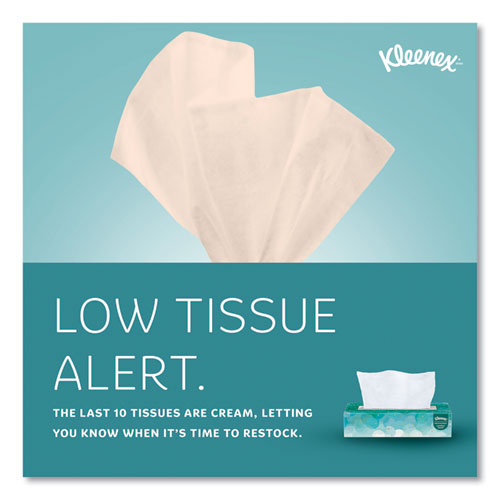 Image of Kleenex® White Facial Tissue for Business, 2-Ply, White, Pop-Up Box, 100 Sheets/Box, 36 Boxes/Carton