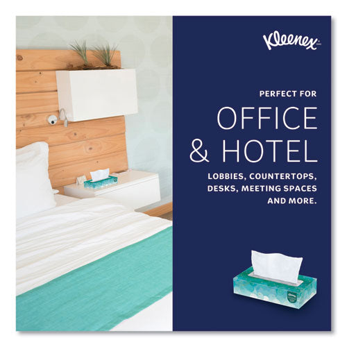 Image of Kleenex® White Facial Tissue for Business, 2-Ply, White, Pop-Up Box, 100 Sheets/Box, 36 Boxes/Carton