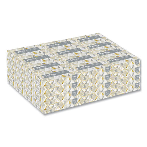 Image of Kleenex® White Facial Tissue for Business, 2-Ply, White, Pop-Up Box, 125 Sheets/Box, 48 Boxes/Carton