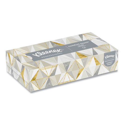 Image of Kleenex® White Facial Tissue for Business, 2-Ply, White, Pop-Up Box, 125 Sheets/Box, 48 Boxes/Carton