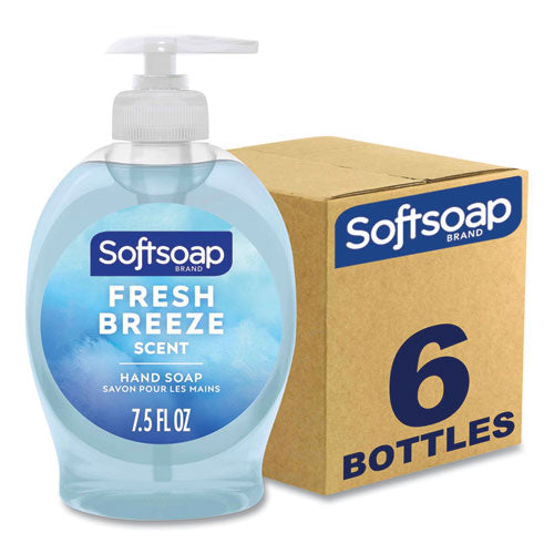 Image of Softsoap® Softsoap Liquid Hand Soap Pumps, Fresh Breeze Scent, 7.5 oz, 6/Carton