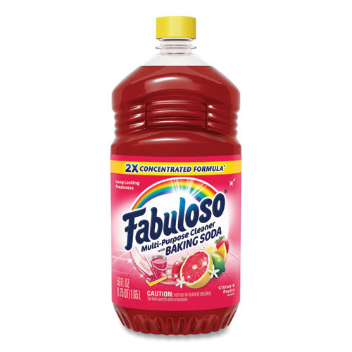 Image of Fabuloso® Multi-Use Cleaner, Citrus Scent, 56 oz Bottle, 6/Carton