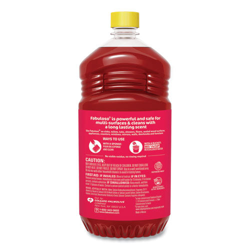Image of Fabuloso® Multi-Use Cleaner, Citrus Scent, 56 oz Bottle, 6/Carton