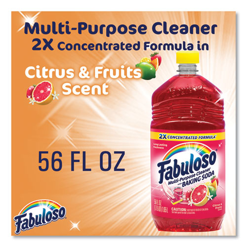 Image of Fabuloso® Multi-Use Cleaner, Citrus Scent, 56 oz Bottle, 6/Carton