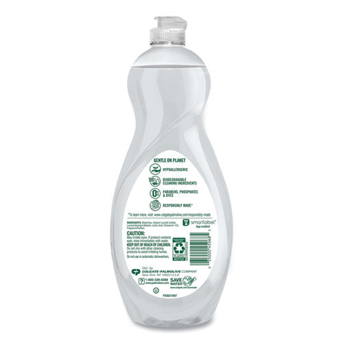 Image of Palmolive® Pure + Clear Dishwashing Liquid, Spring Fresh, 32.5 oz Bottle, 9/Carton