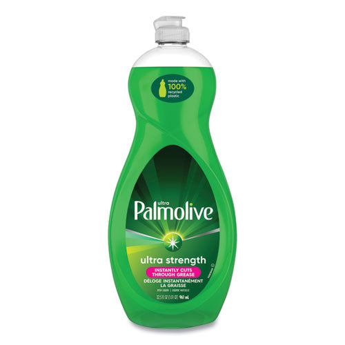 Image of Palmolive® Dishwashing Liquid, Green Scent, 32.5 oz Bottle, 9/Carton