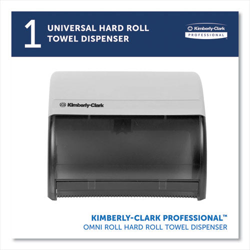 Image of Kimberly-Clark Professional Omni Roll Towel Dispenser, 10.5 X 10 X 10, Smoke/gray