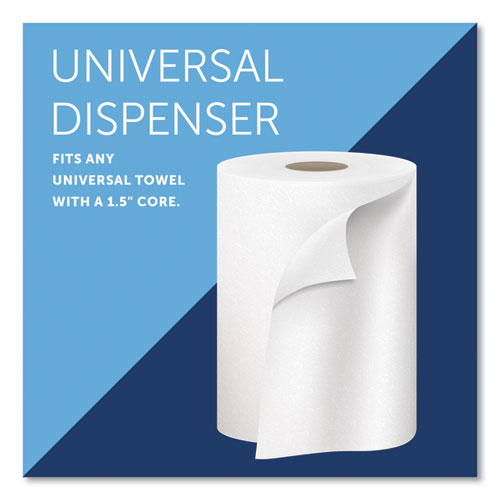 Image of Kimberly-Clark Professional Omni Roll Towel Dispenser, 10.5 X 10 X 10, Smoke/gray