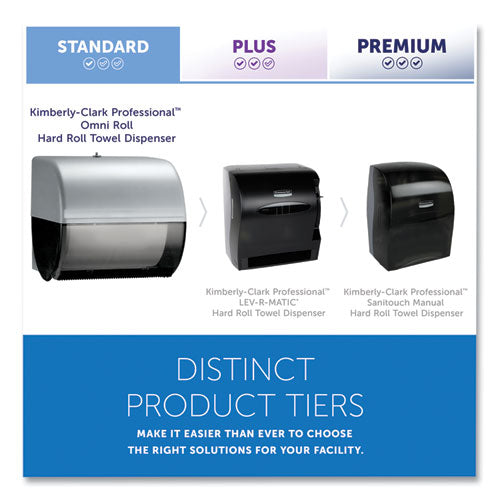 Image of Kimberly-Clark Professional Omni Roll Towel Dispenser, 10.5 X 10 X 10, Smoke/gray